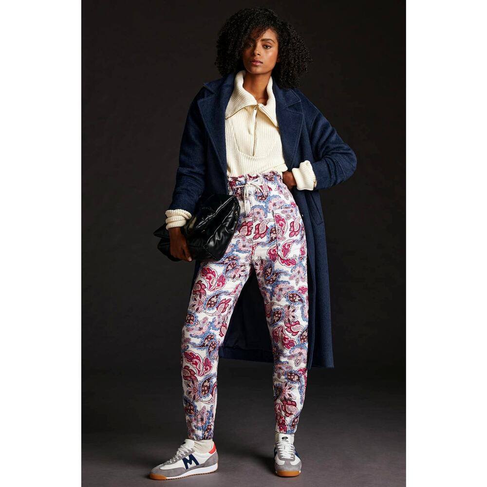 NWT Magali Pascal Printed Multi-Color Paisley Pants - Size Small